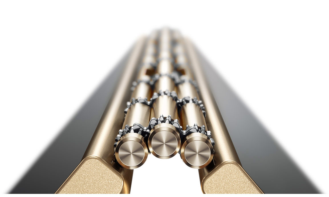 Pokročilý design zařízení Yoga Book