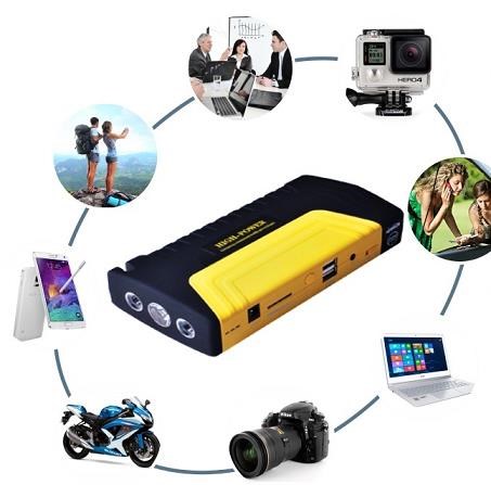 Power banka Viking Car Jump Starter ZULU I 16800mAh + vzduchový kompresor žlutá yellow