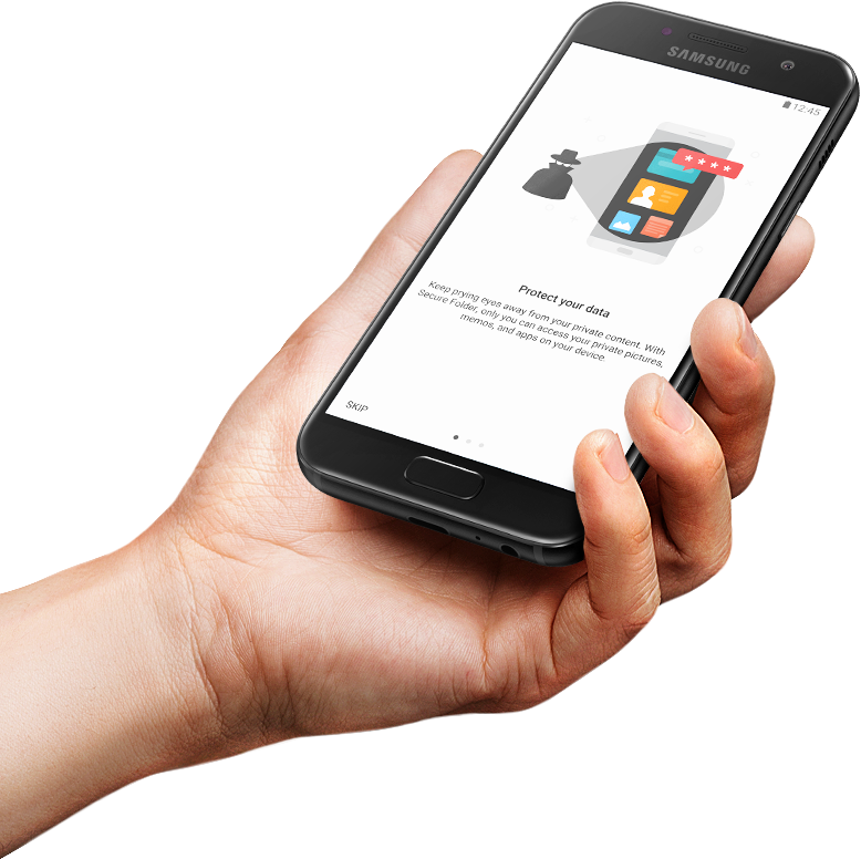 Mobilní telefon SAMSUNG  Galaxy A3 2017 černý black