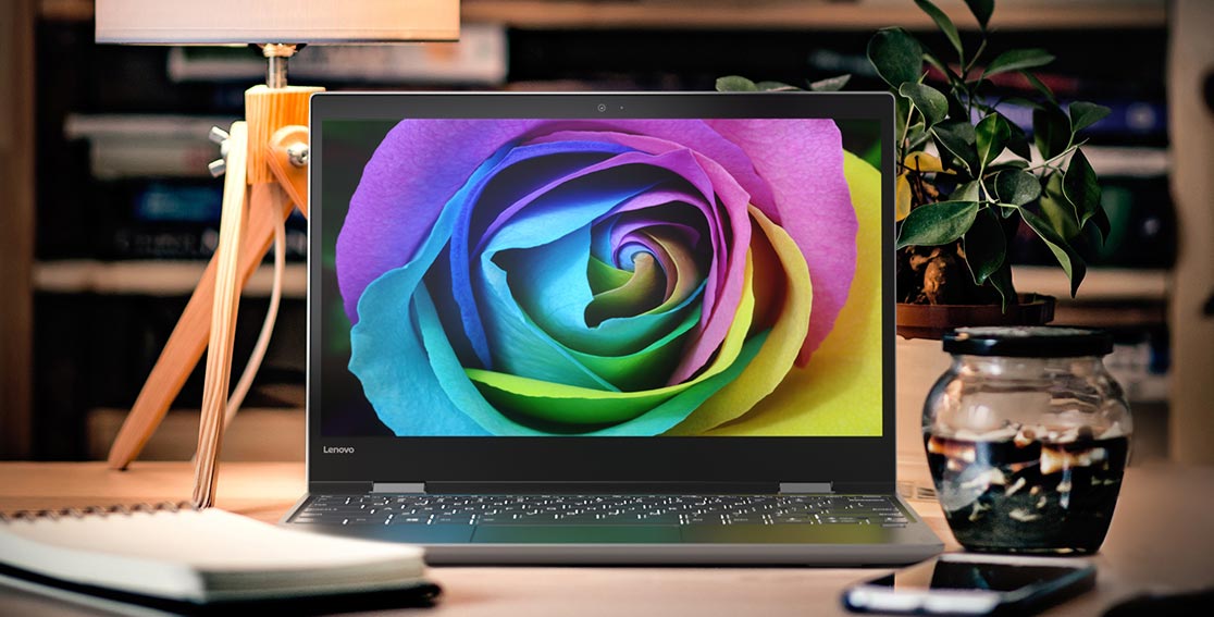 Notebook LENOVO YOGA 72012IKB kovový černý black