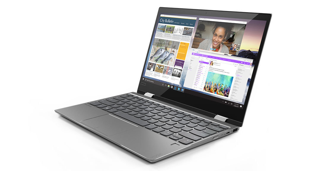 Notebook LENOVO YOGA 72012IKB kovový černý black