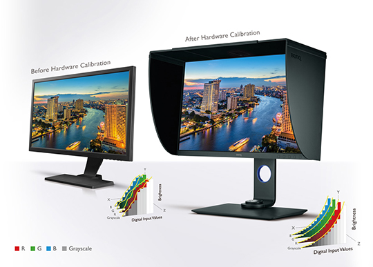 27 LED monitor BENQ SW271 černý black