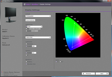 27 LED monitor BENQ SW271 černý black