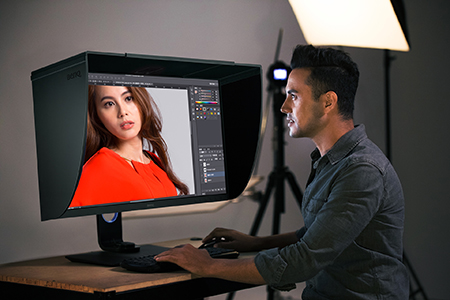 27 LED monitor BENQ SW271 černý black