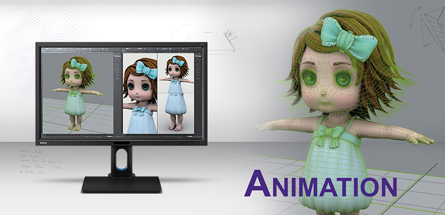 27 LED monitor BENQ BL2711U černý black