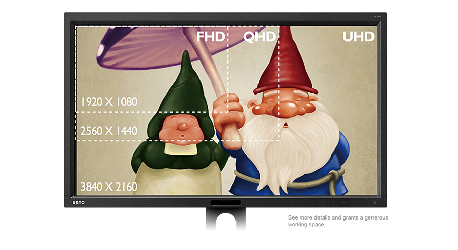 27 LED monitor BENQ BL2711U černý black