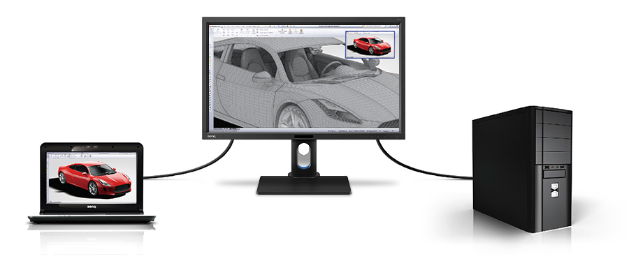 27 LED monitor BENQ BL2711U černý black