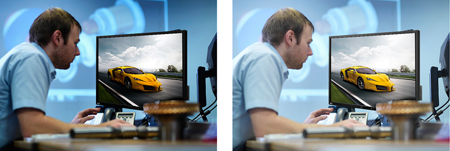 27 LED monitor BENQ BL2711U černý black