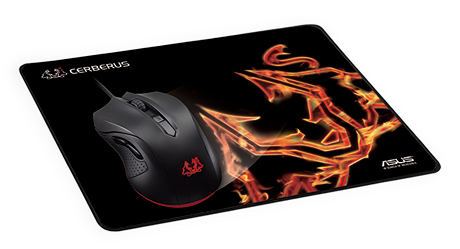 Herní podložka pod myš ASUS Cerberus Pad SPEED černá