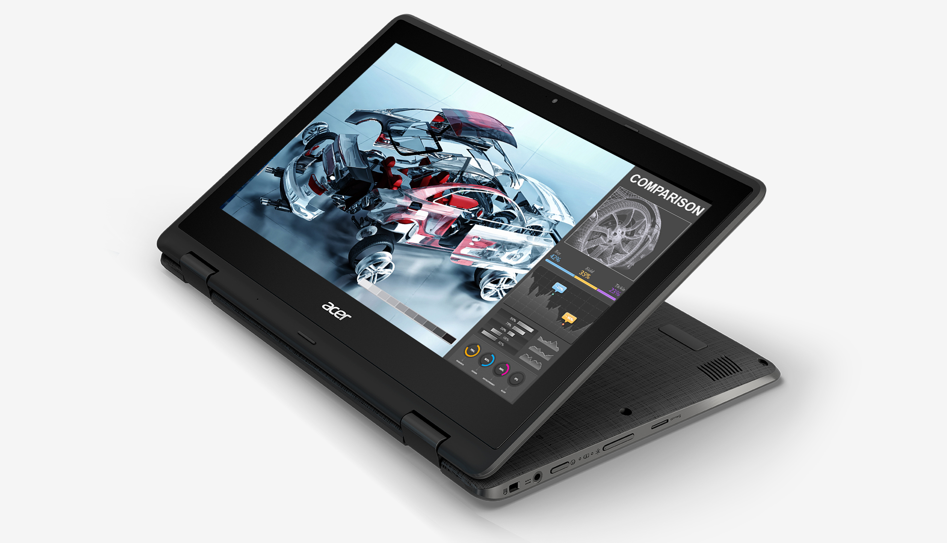 Notebook ACER Spin 1 SP11132NP6V8 černý black