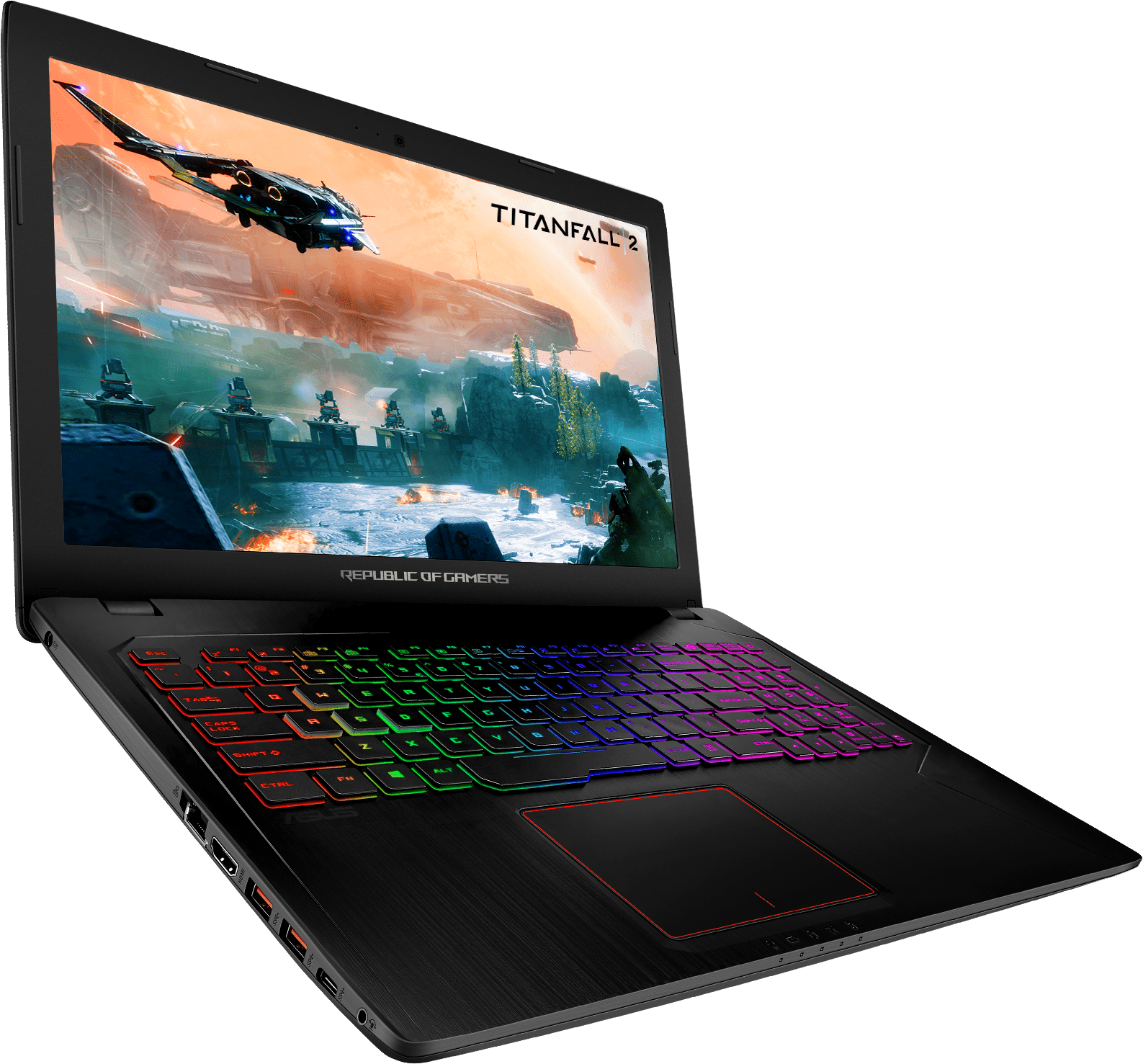 Herní notebook ASUS GL553VD černá