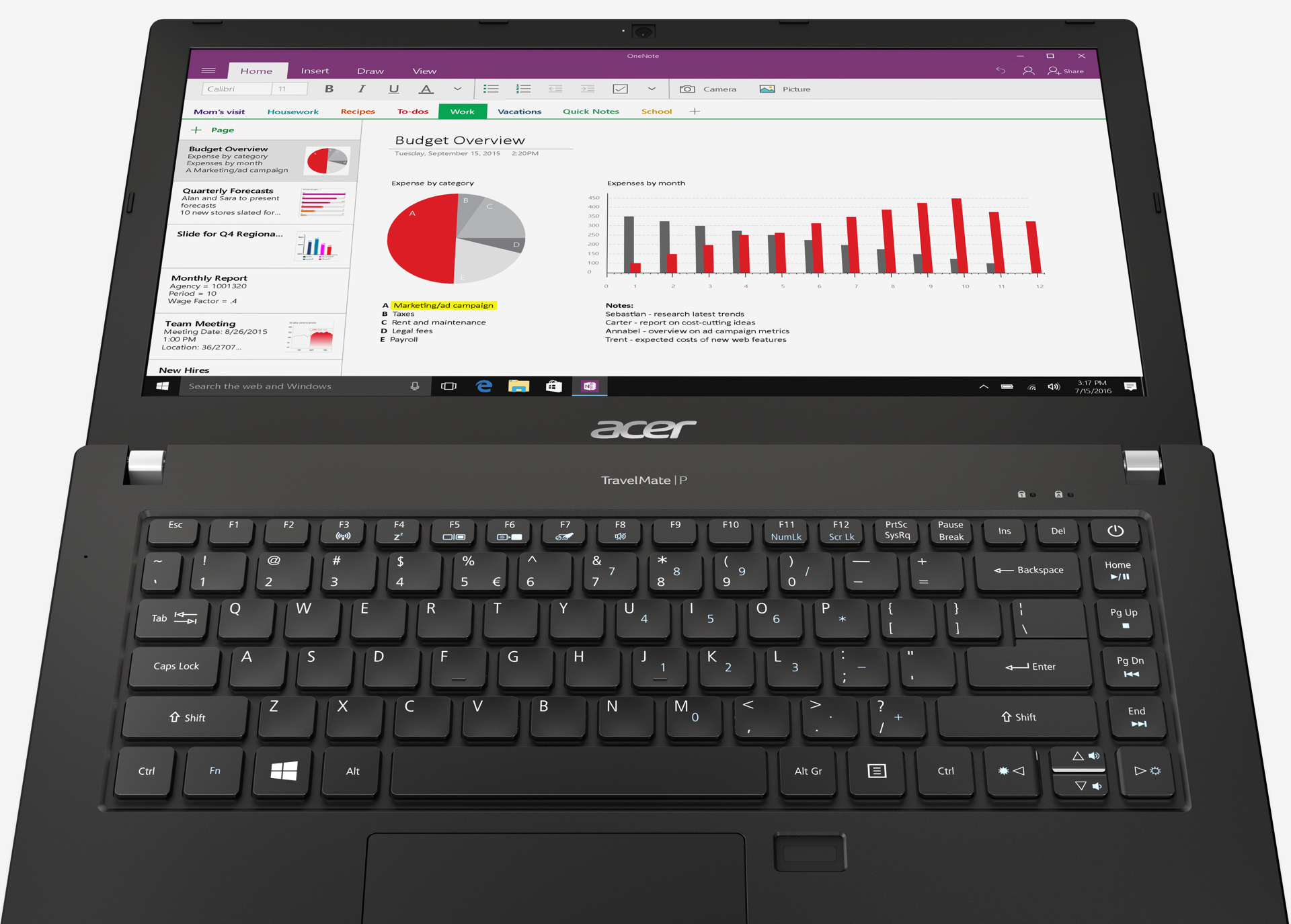Notebook ACER TravelMate P4 P449G2M37DD černý black