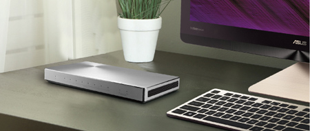 10portový přepínač se dvěma 10G porty ASUS XGU2008